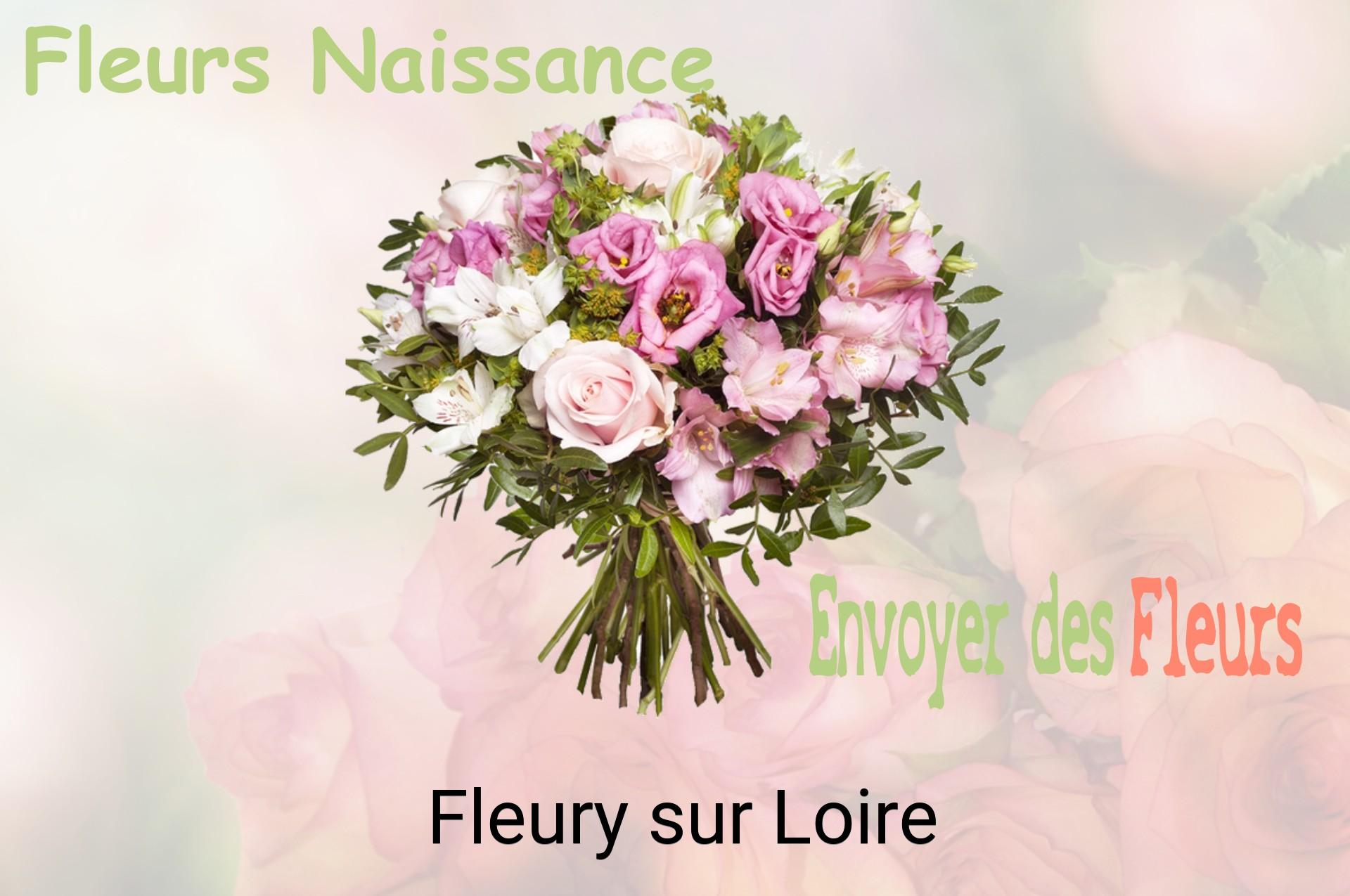 Bouquet de fleurs de naissance livré à Fleury-sur-Loire